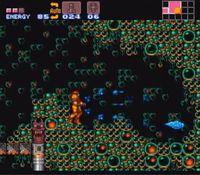 une photo d'Ã©cran de Super Metroid sur Nintendo Super Nes